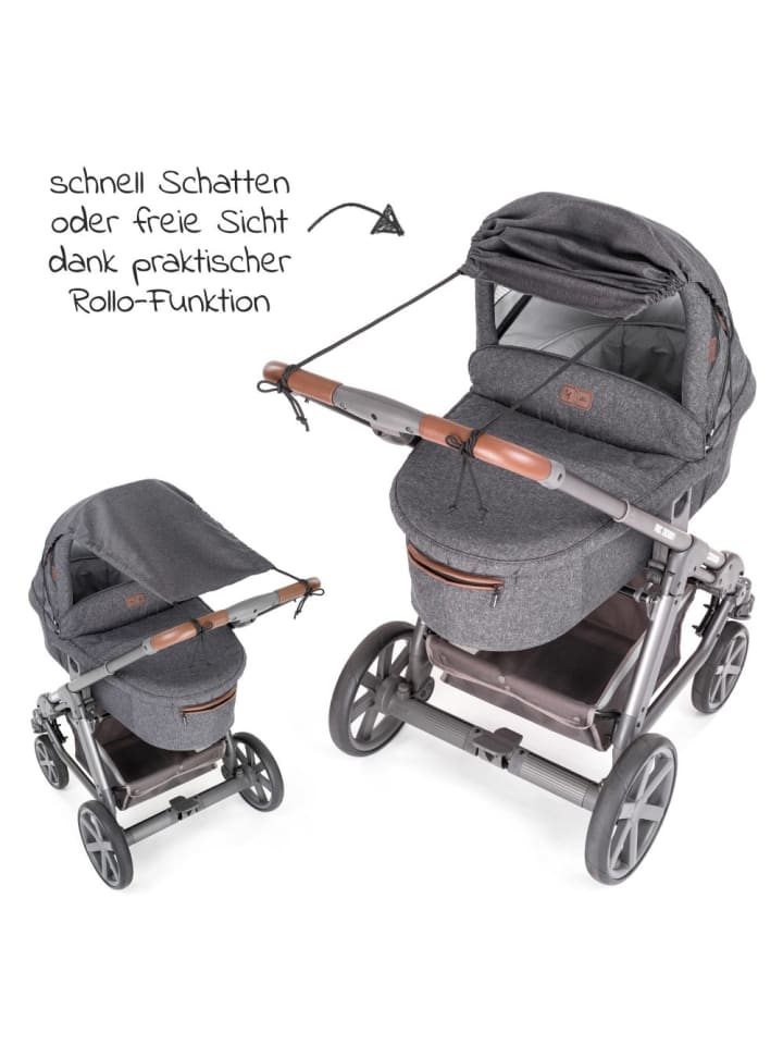 Zamboo 3-teiliges Sommer- & Schutzset für Kinderwagen mit in grau,schwarz günstig kaufen onesize