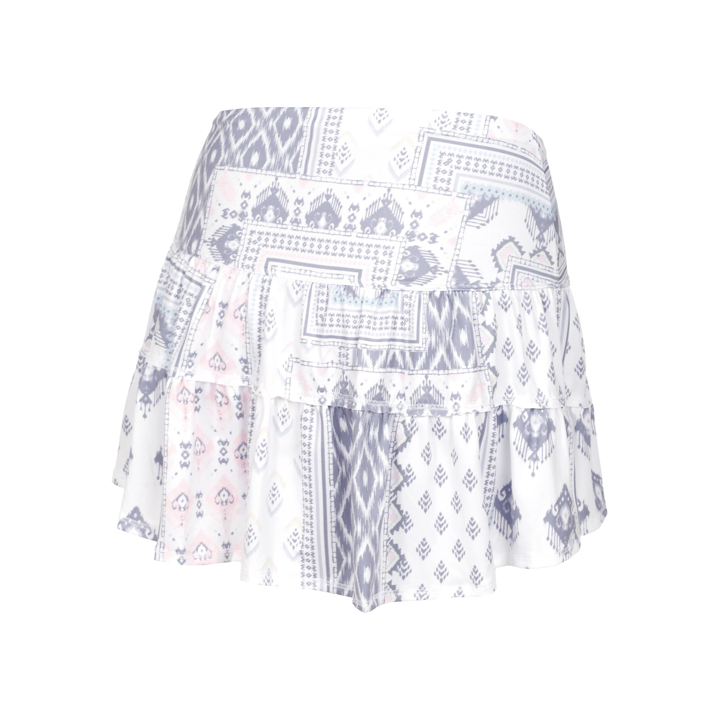 Ikat About It Skirt Rock Damen - Weiß, Mehrfarbig