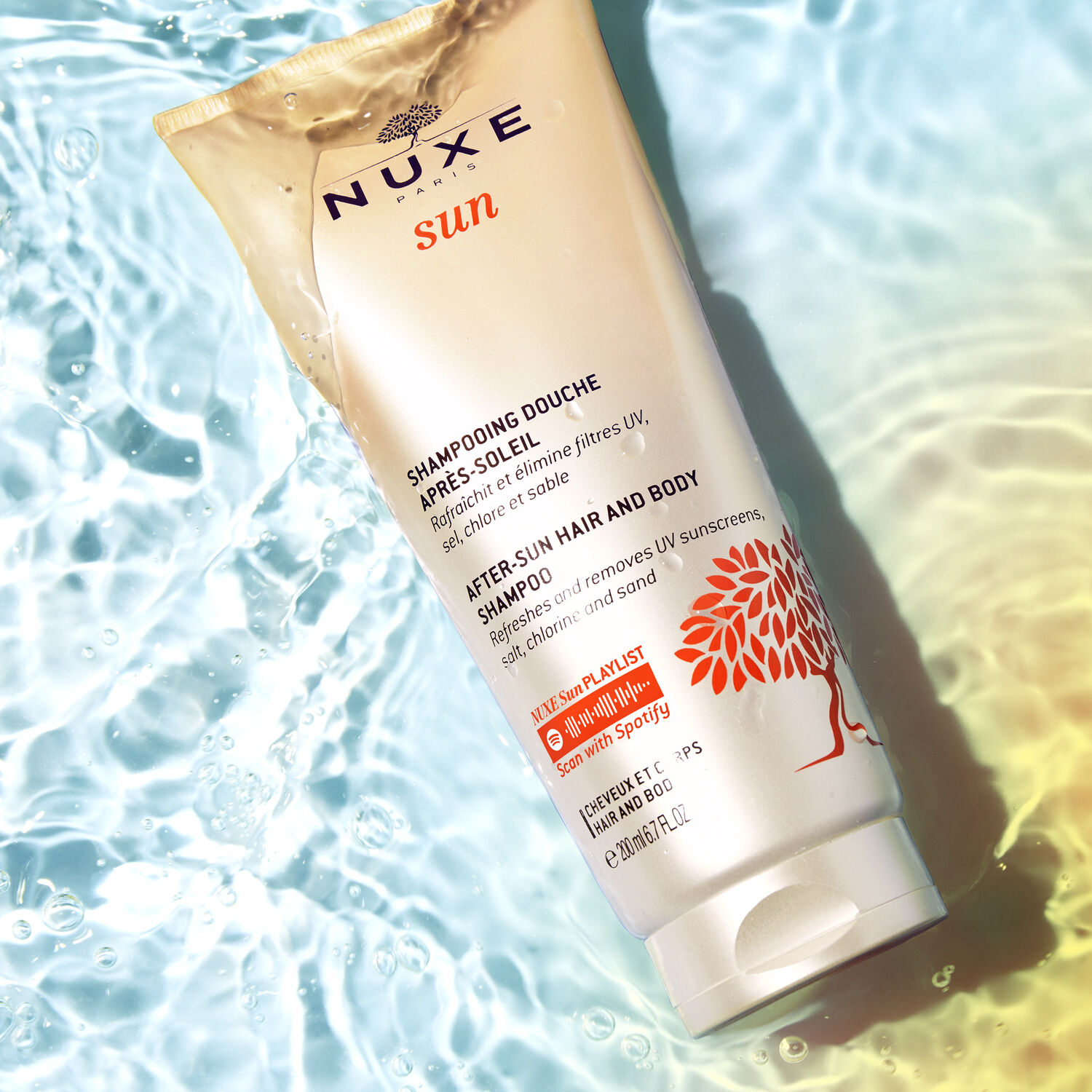 Nuxe Shampoing Douche Après-Soleil Nuxe Sun - Tous types de peaux - 200ml