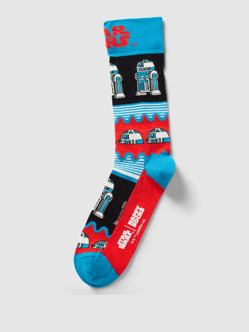 Socken mit Motiv-Print Modell 'Star Wars™ R2-D2' in türkis