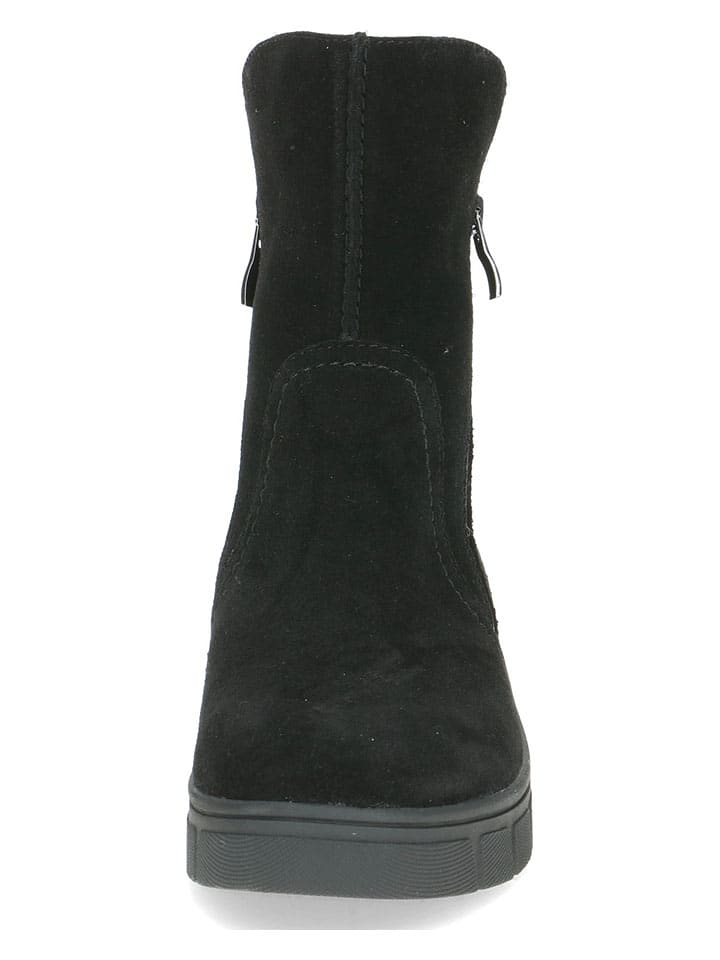 Caprice Leder-Boots in Schwarz günstig kaufen