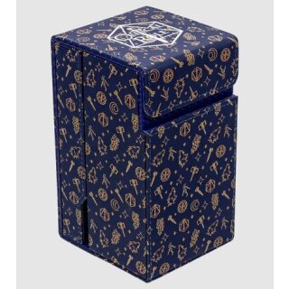 Printed Leatherette Dice Tower Featuring: Bells Hells Pattern From Critical Role