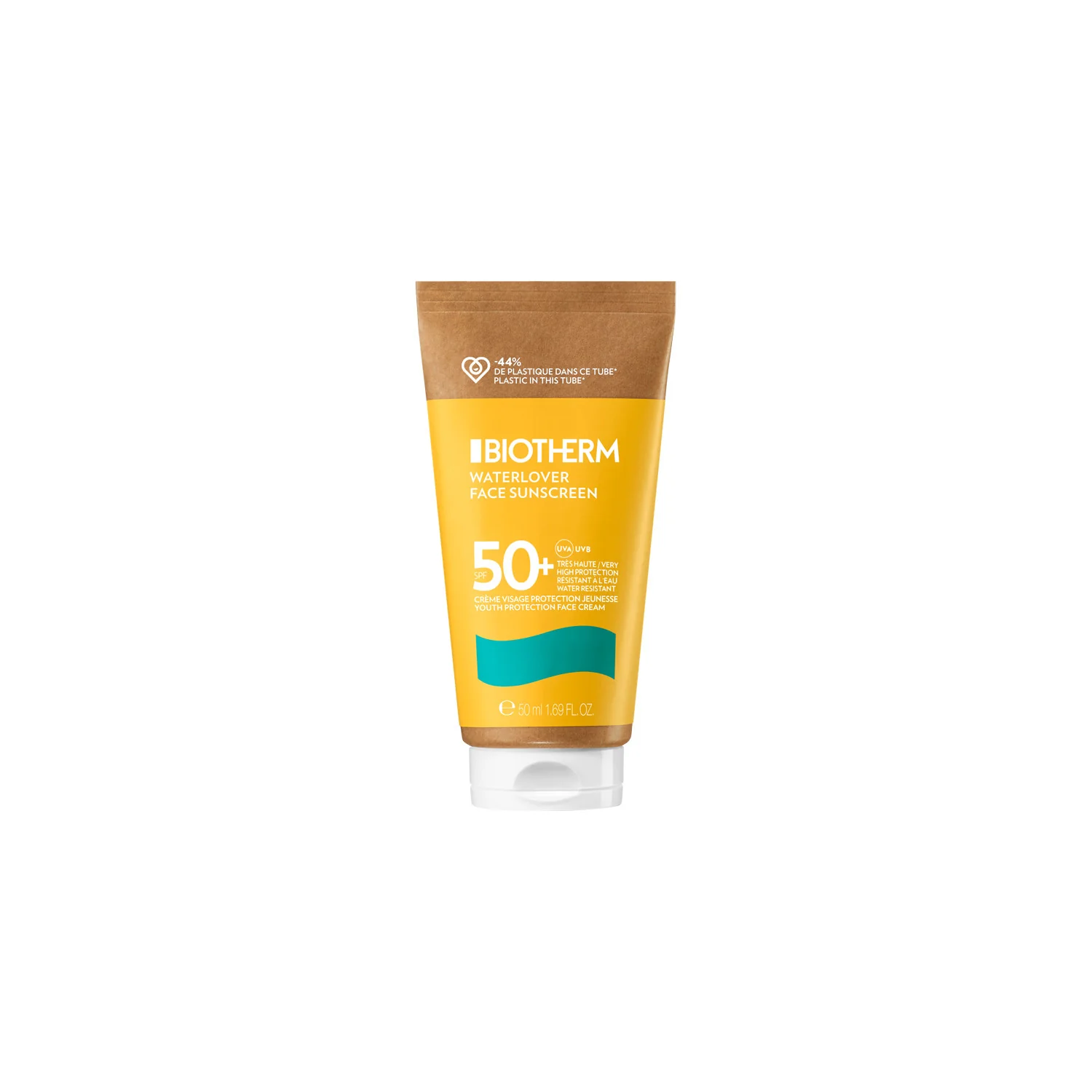 Waterlover Gesichtssonnencreme LSF50+ - Sonnenschutzmittel für das Gesicht mit hohem Schutz.