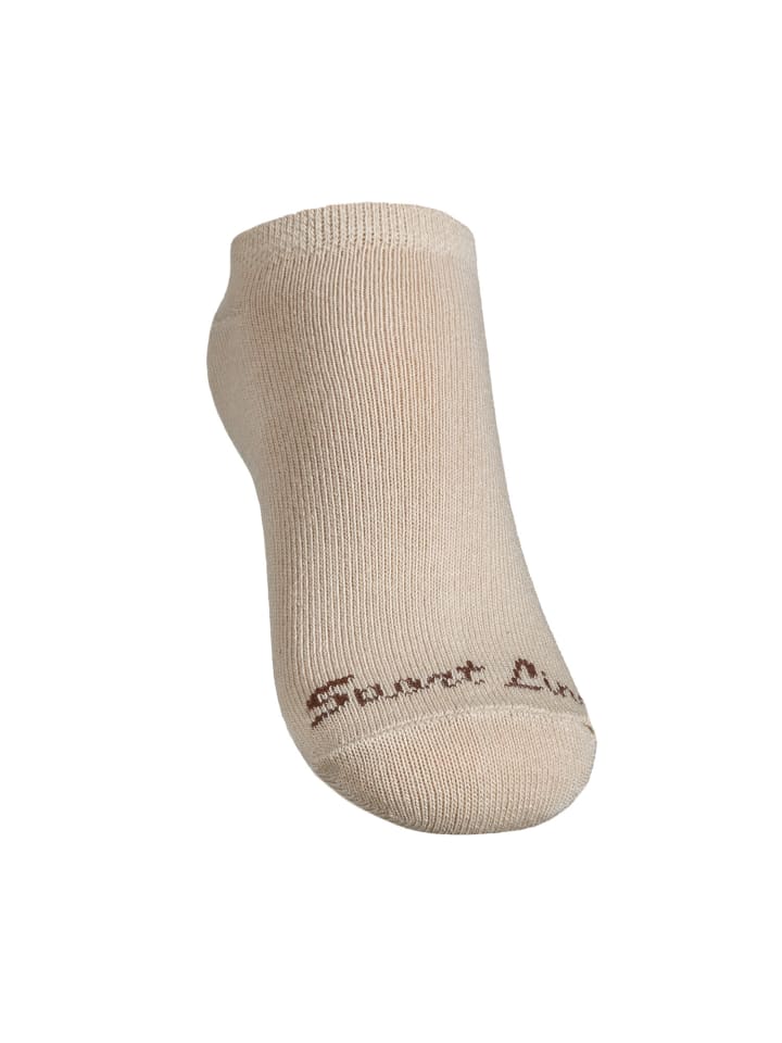 Yenita® Kinder Sneaker Socken 8 Paar in Beigetöne günstig kaufen