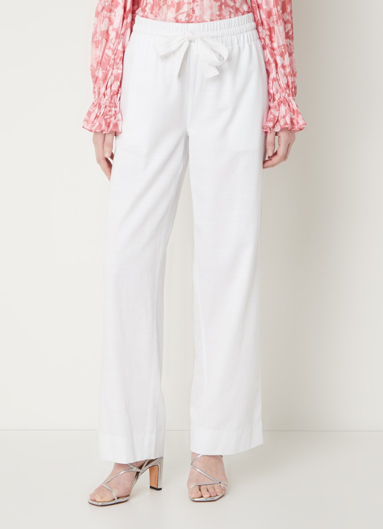 French Connection Bodie high waist wide fit trousers with side pockets
