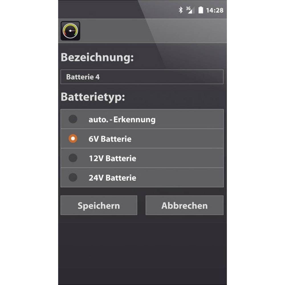 intAct Batterieüberwachung 12V Bluetooth® Verbindung, Autobatterie-Ladegerät (Bluetooth® Verbindung, appfähig, Ladeüberwachung)