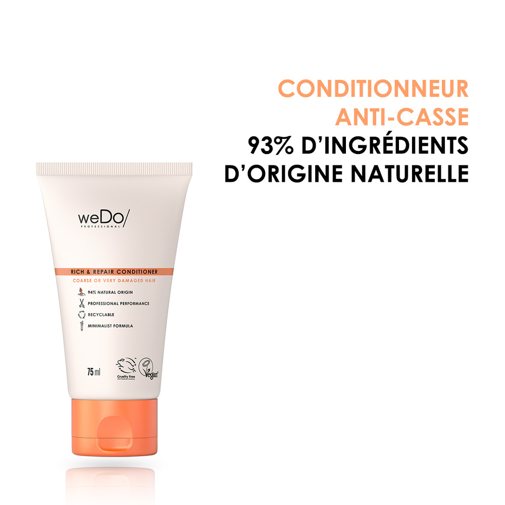 wedo WEDO/ Professional Après-Shampoing Riche & Réparateur 75 ml Après-Shampoing