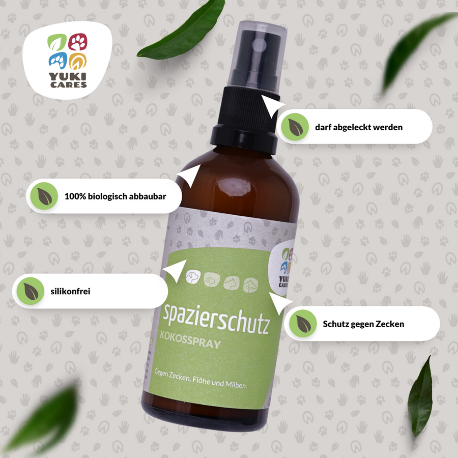 Yuki Cares Floh- & Zeckenmittel Yuki Cares Anti Zecken Spray für Hunde