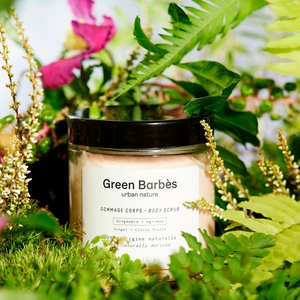green barbès Gommage corps Gommage corps