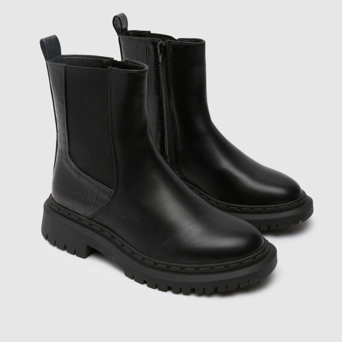 Schuh Wide Fit averi chelsea csizma fekete színben