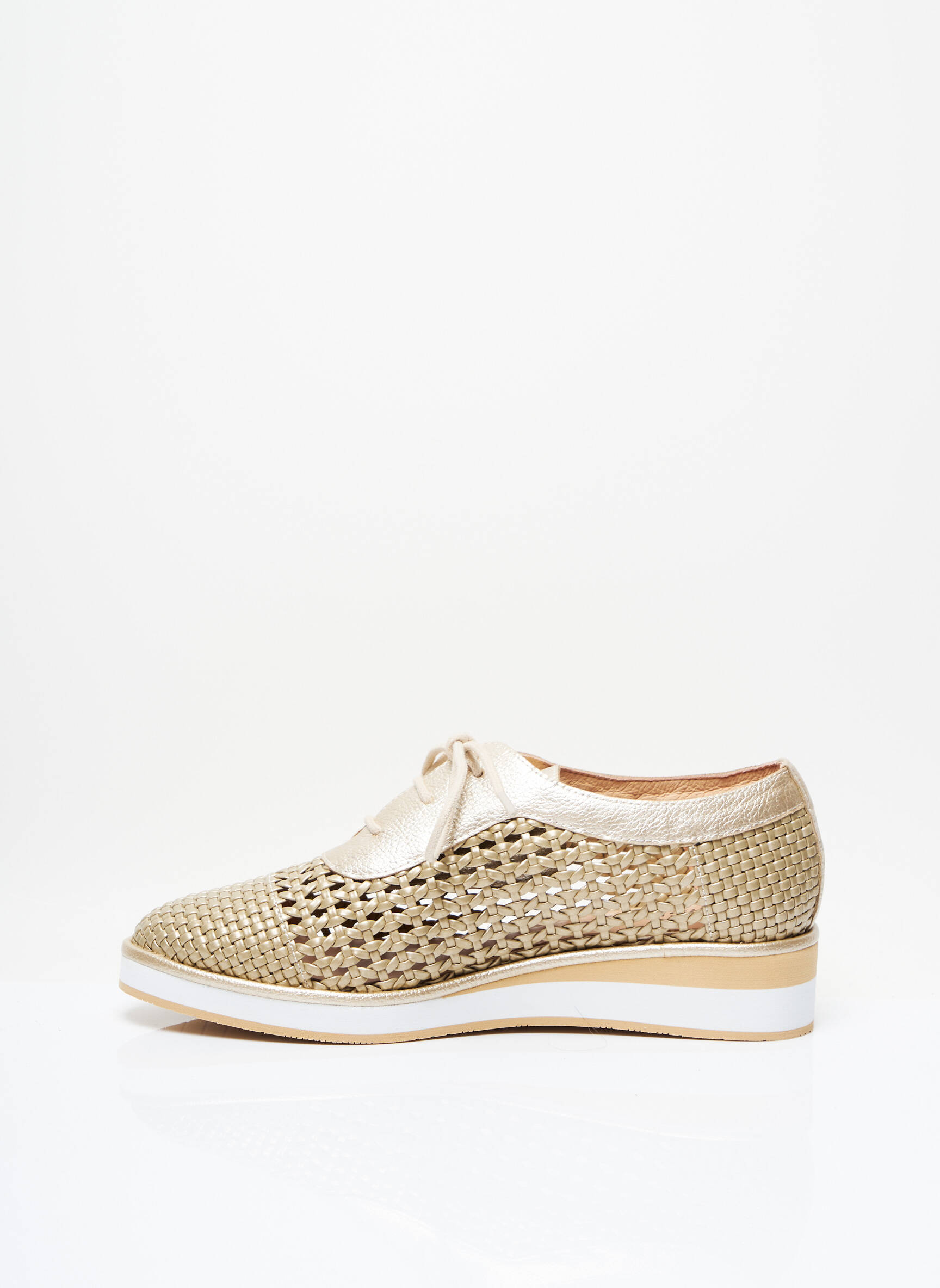 Fugitive By Francesco Rossi Derby Femme couleur beige