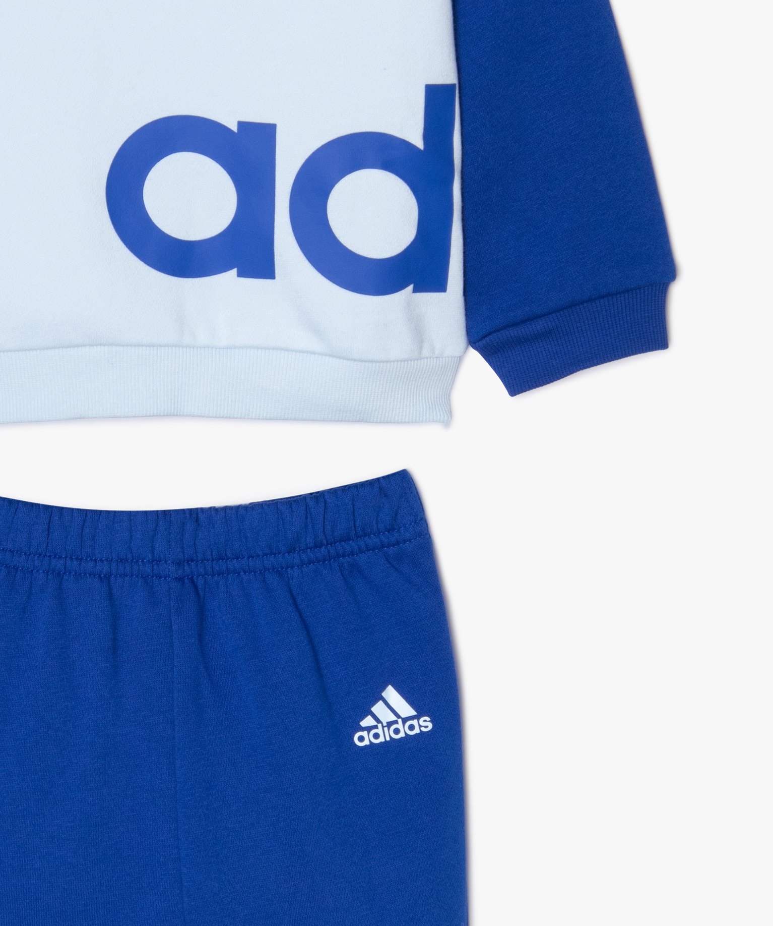Ensemble de jogging bébé Garçon bicolore - Adidas bleu | GEMO