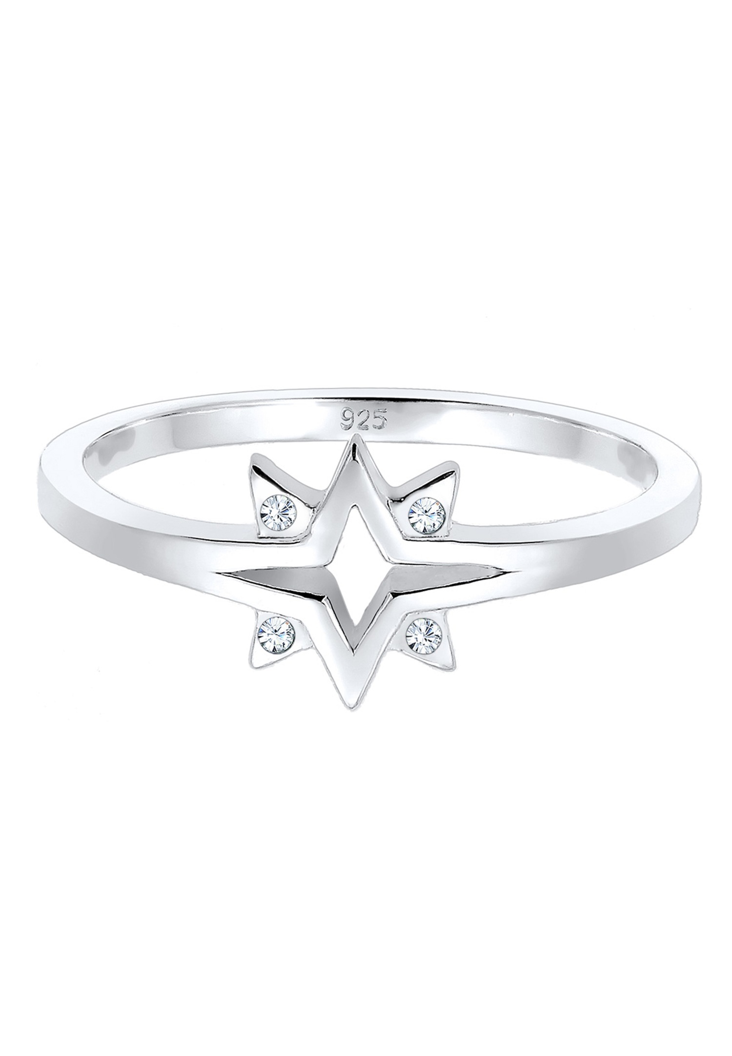Elli Damen-Armband mit verspieltem Sternenmotiv et 925er Sterlingsilber-Kristallen