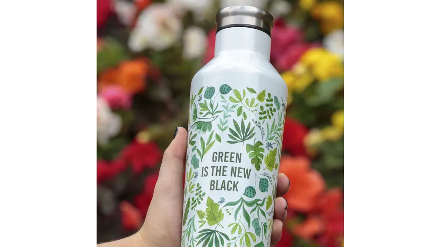 TYPHOON Isolierflasche aus Edelstahl PURE GREEN NEW 0,5l mehrfarbig