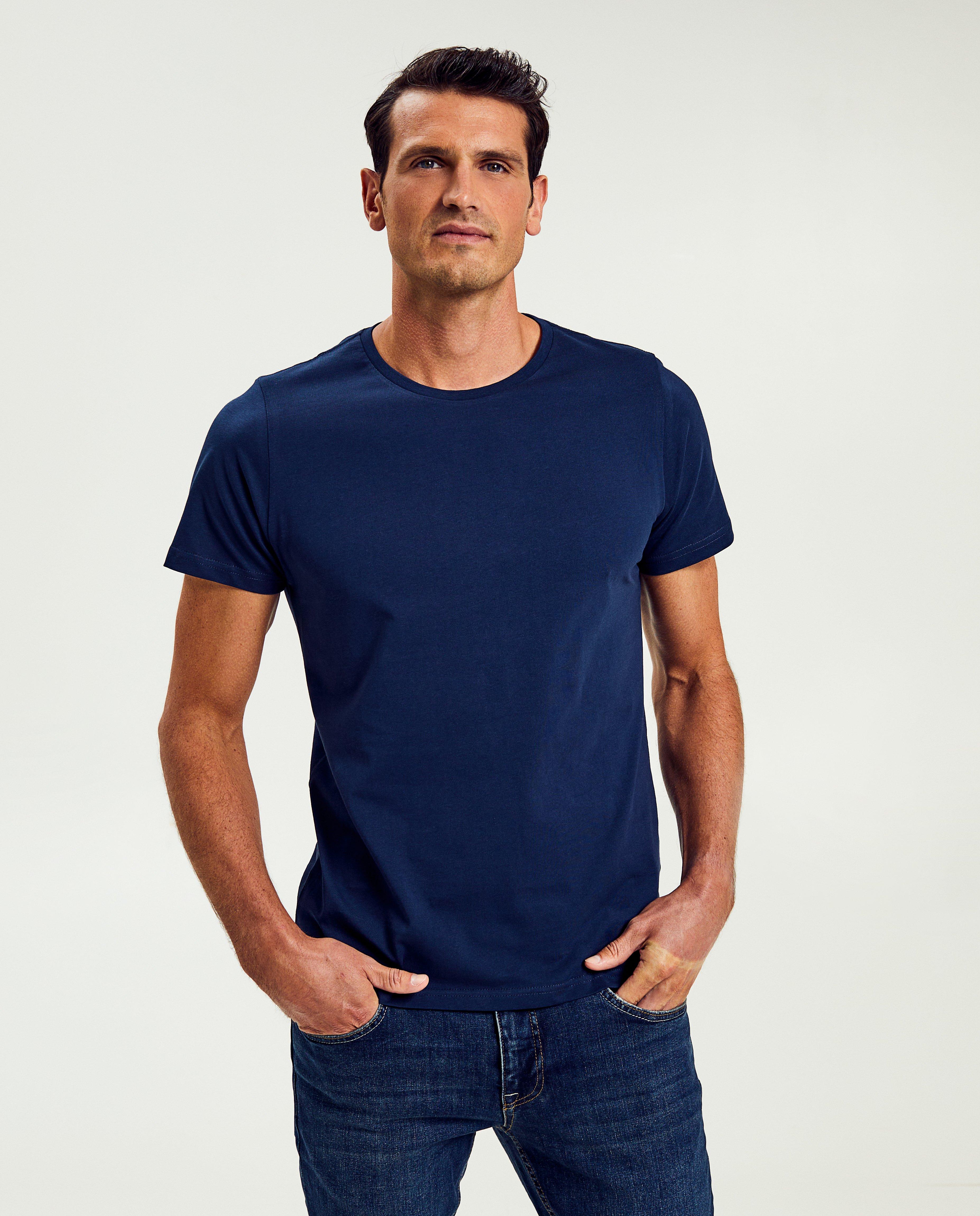 JBC Mörkblå ekologisk bomulls-T-shirt mörkblå