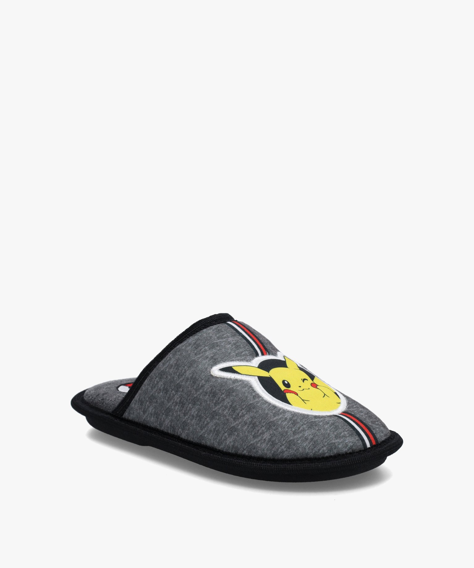 Chaussons Garçon mules en jersey Pikachu - Pokémon gris | GEMO
