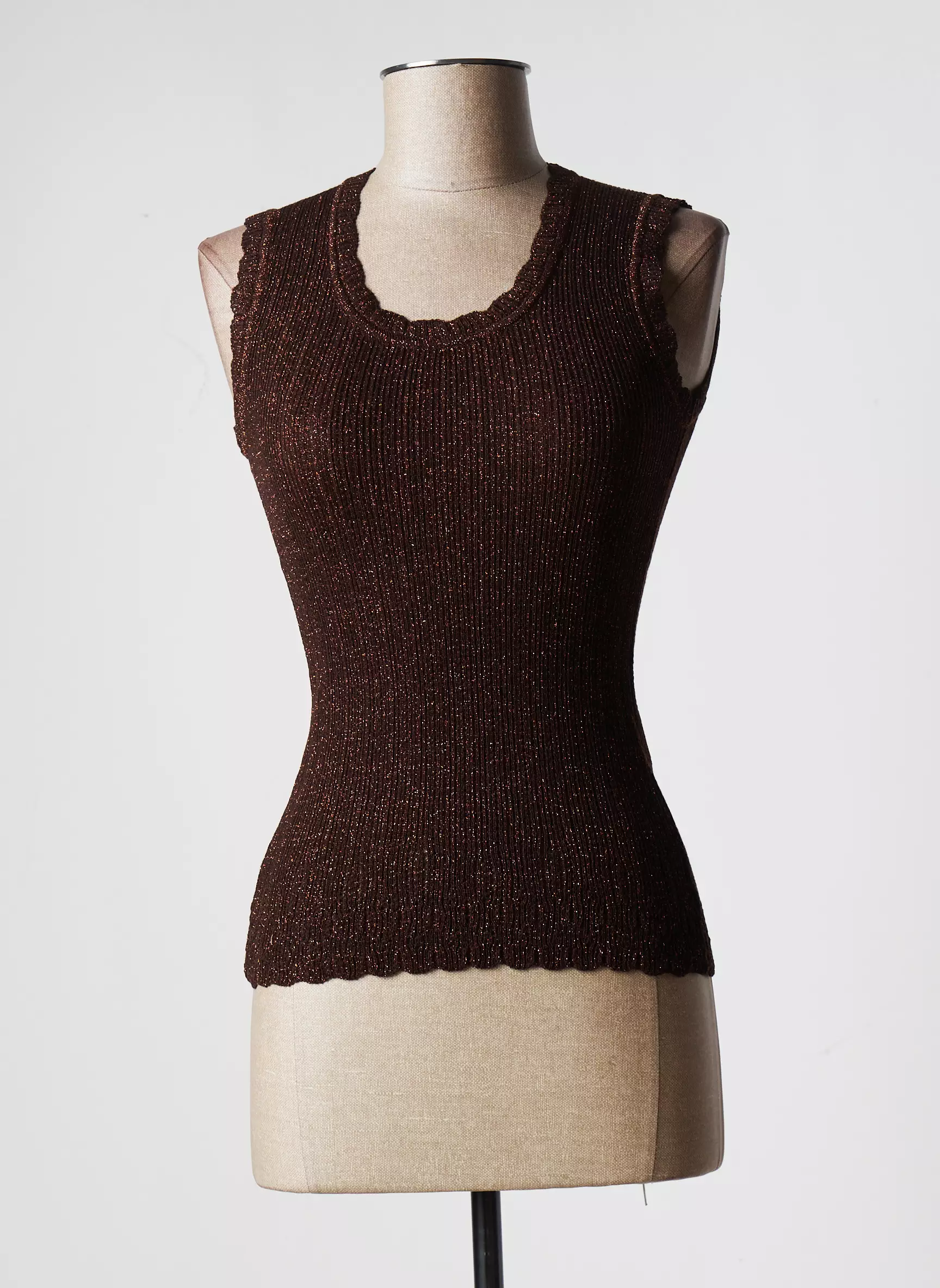 Stefan Green Tops Femme couleur marron