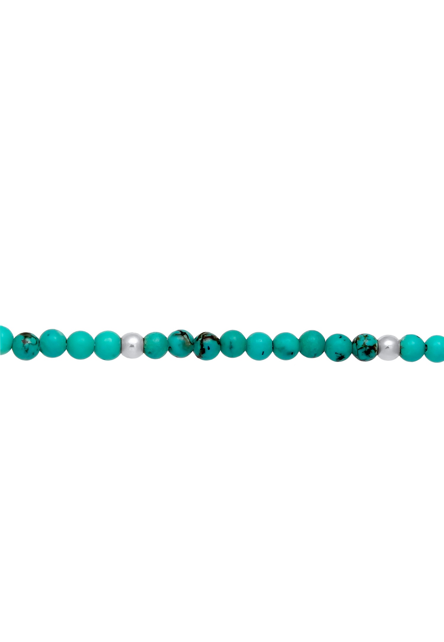 Nenalina Howlith Balls Turquoise Boho ar sudraba auskariem, prove 925