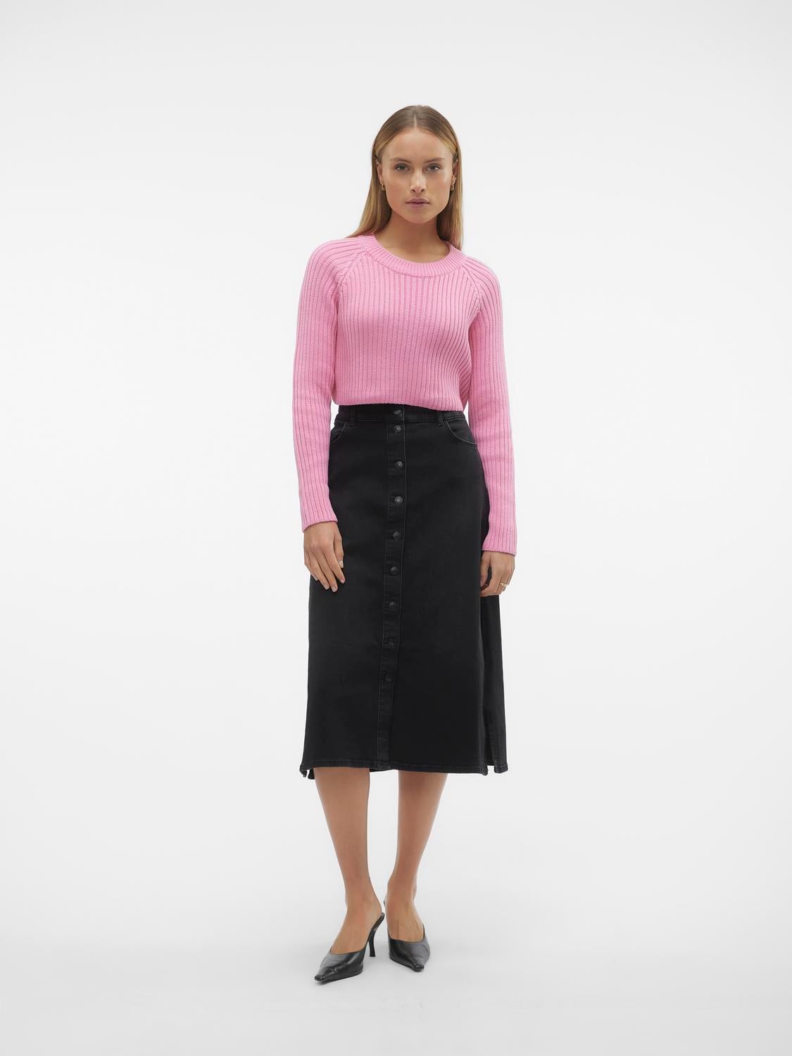 VMNELLY Hohe Taille Langer Rock