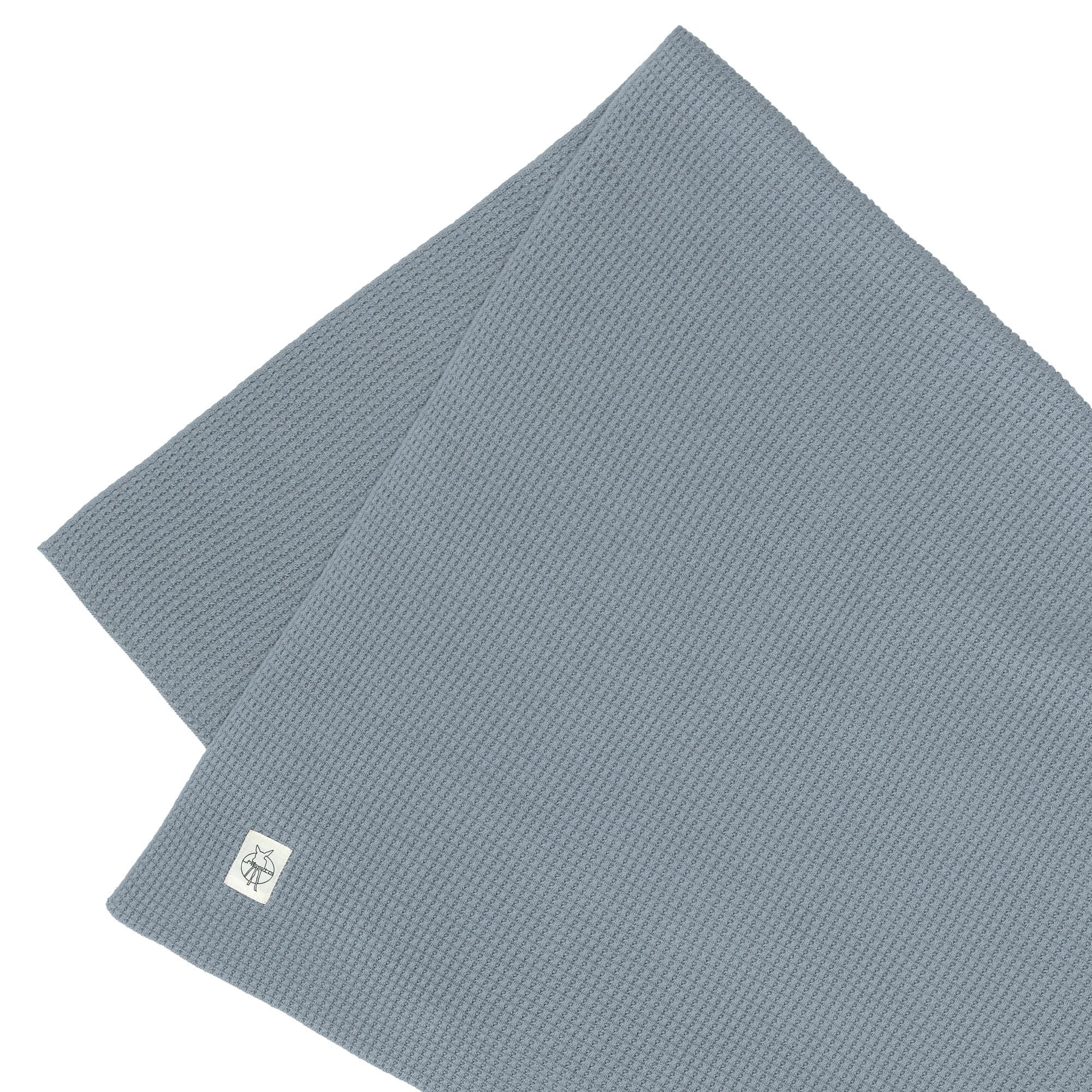 Babydecke - Bio Baumwolle, Nubs, Blau