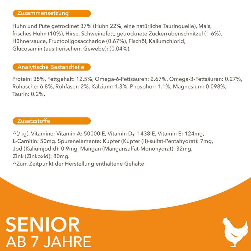 IAMS Advanced Nutrition Senior Cat mit Huhn
