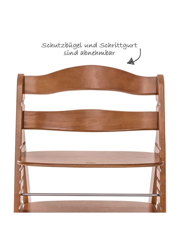 Hauck Hochstuhl Alpha Plus - Walnut in braun günstig kaufen onesize