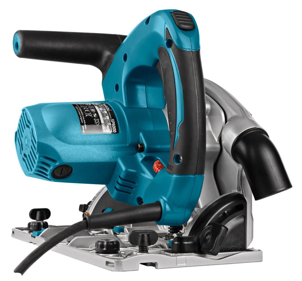 Makita SP6000J1X2 230V Stikksag 165 mm + 2 x skinner + forbindelseslister + oppbevaringspose + ekstra sagblad