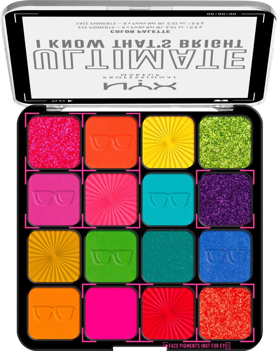 Lidschatten Palette Ultimate04W I Know That's Bright, 12,8 g