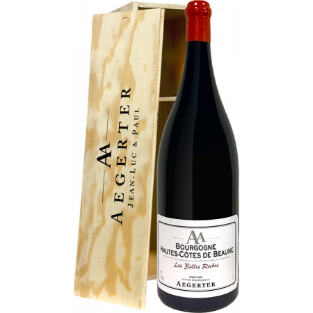 JEROBOAM HAUTES COTES DE BEAUNE 2022 - AEGERTER EN CAISSE BOIS