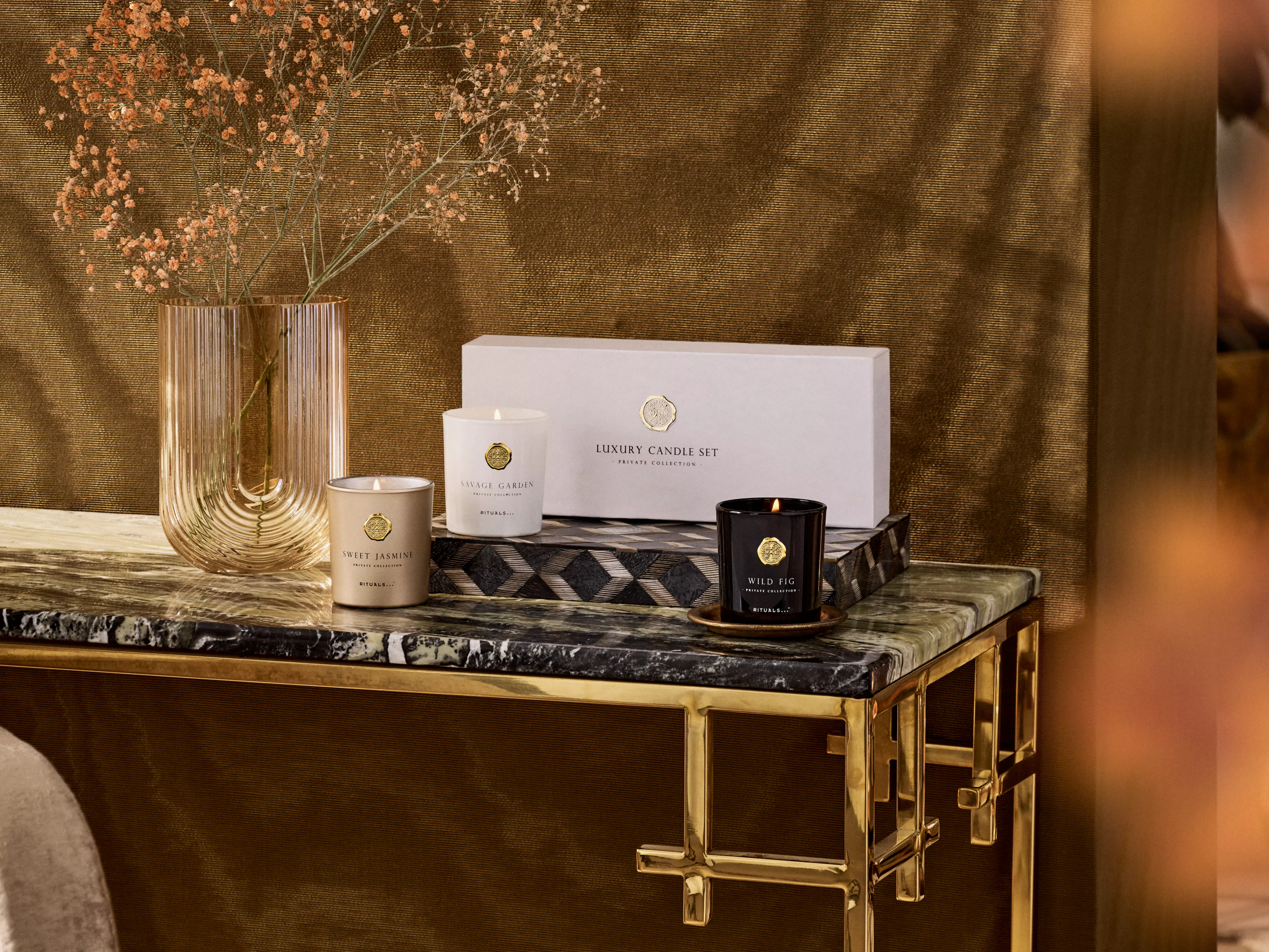 Coffret de bougies de collection privée M