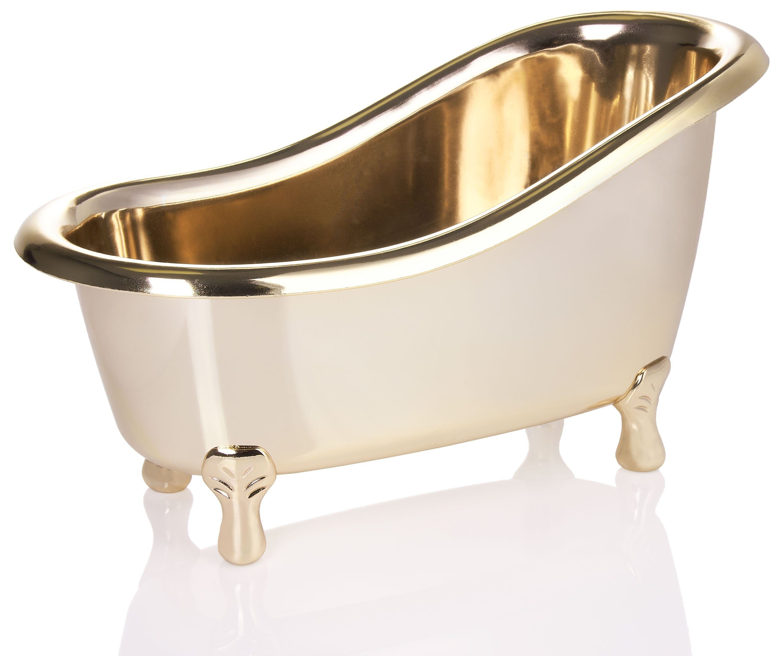BRUBAKER Pflege-Geschenkset Danke Mama - Dusch- und Badeset mit Rosen Vanille Duft, 8-tlg., Geschenkset in Wanne - Badeset Geschenk für die Mutter - Gold Weiß