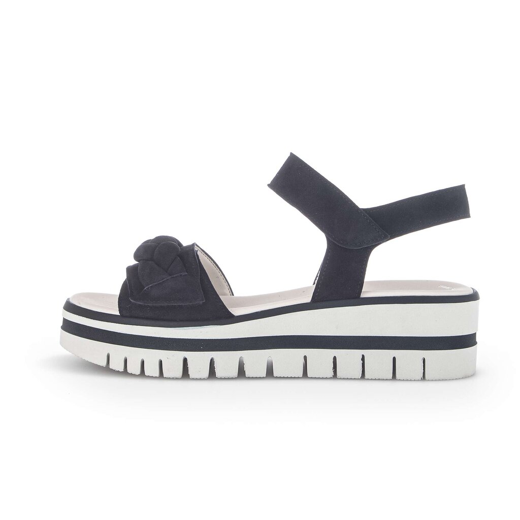 Gabor fashion Plateau Sandale blau
