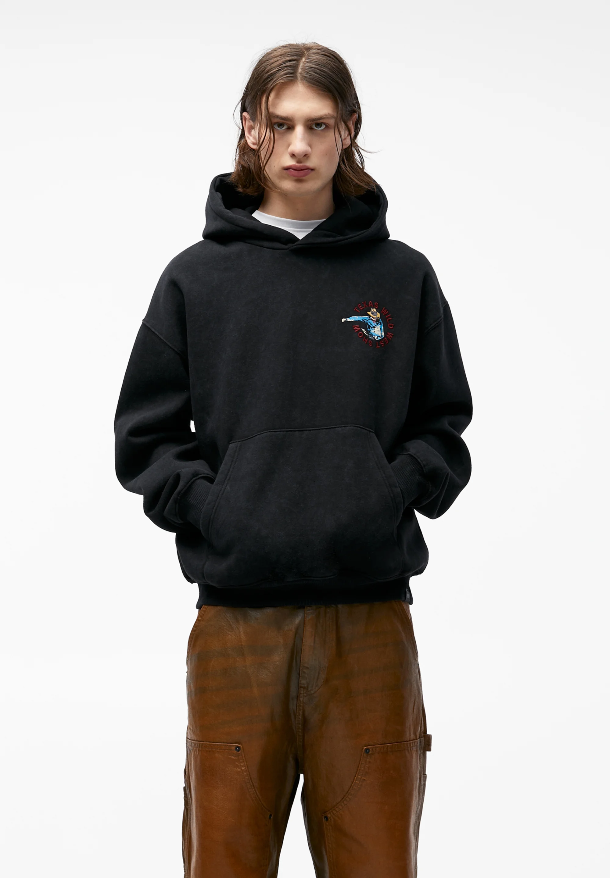 PULL&BEAR TEXAS WILD WEST SHOW - Sudadera con capucha
