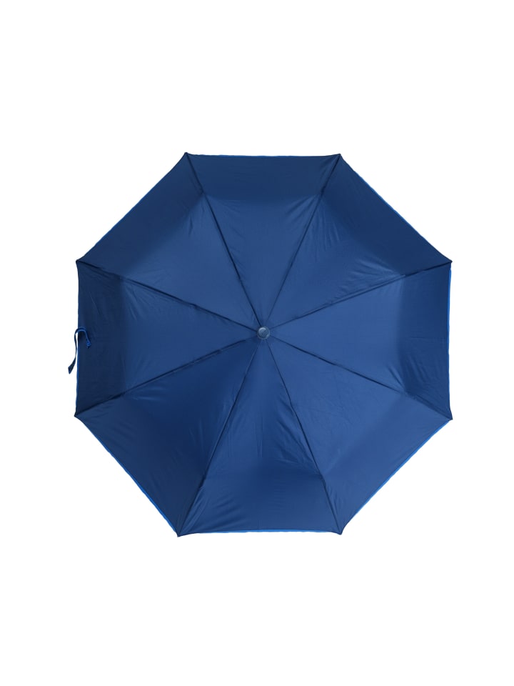 COFI 1453 Teleskop-Taschenschirm mit Schutzhülle Wasserfeste Regenschirme in Marineblau günstig kaufen onesize