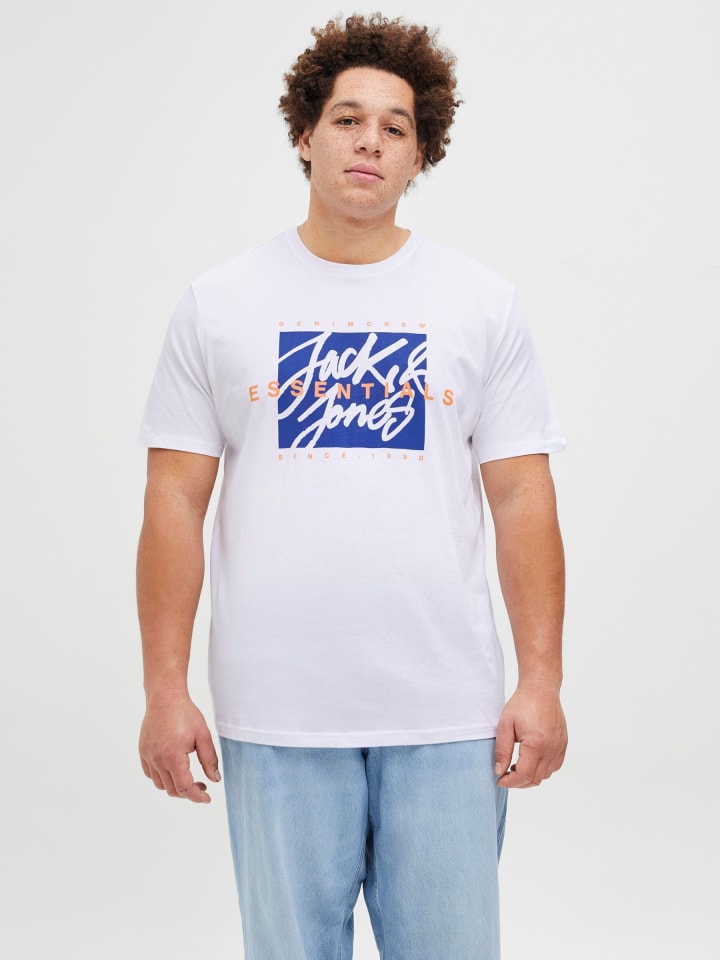 JACK & JONES PLUS T-shirt in Chambray Blue günstig kaufen