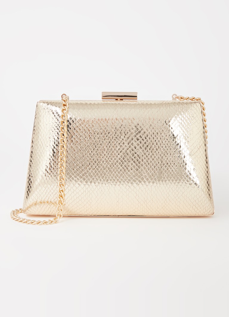 Dune London Bellaria clutch with detachable shoulder strap