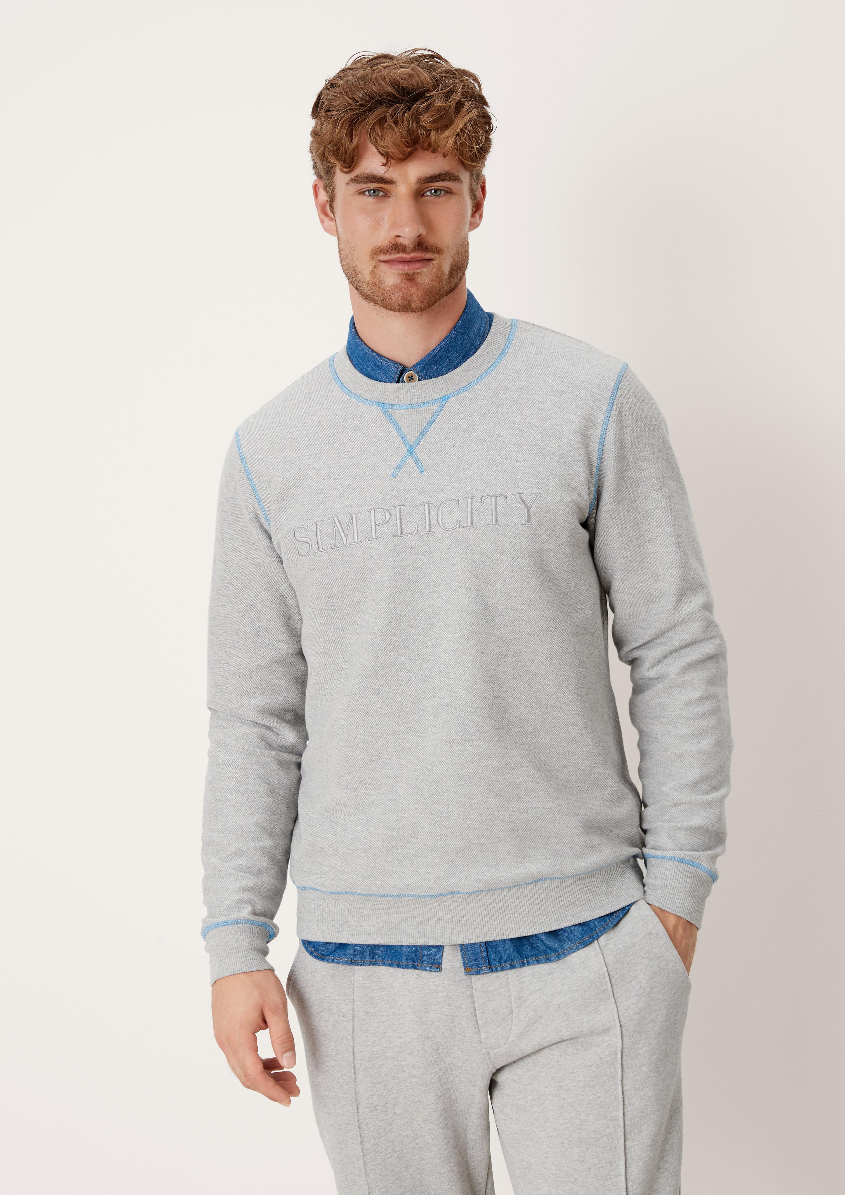Sweatshirt mit Kontrast-Naht  2125439-94D5