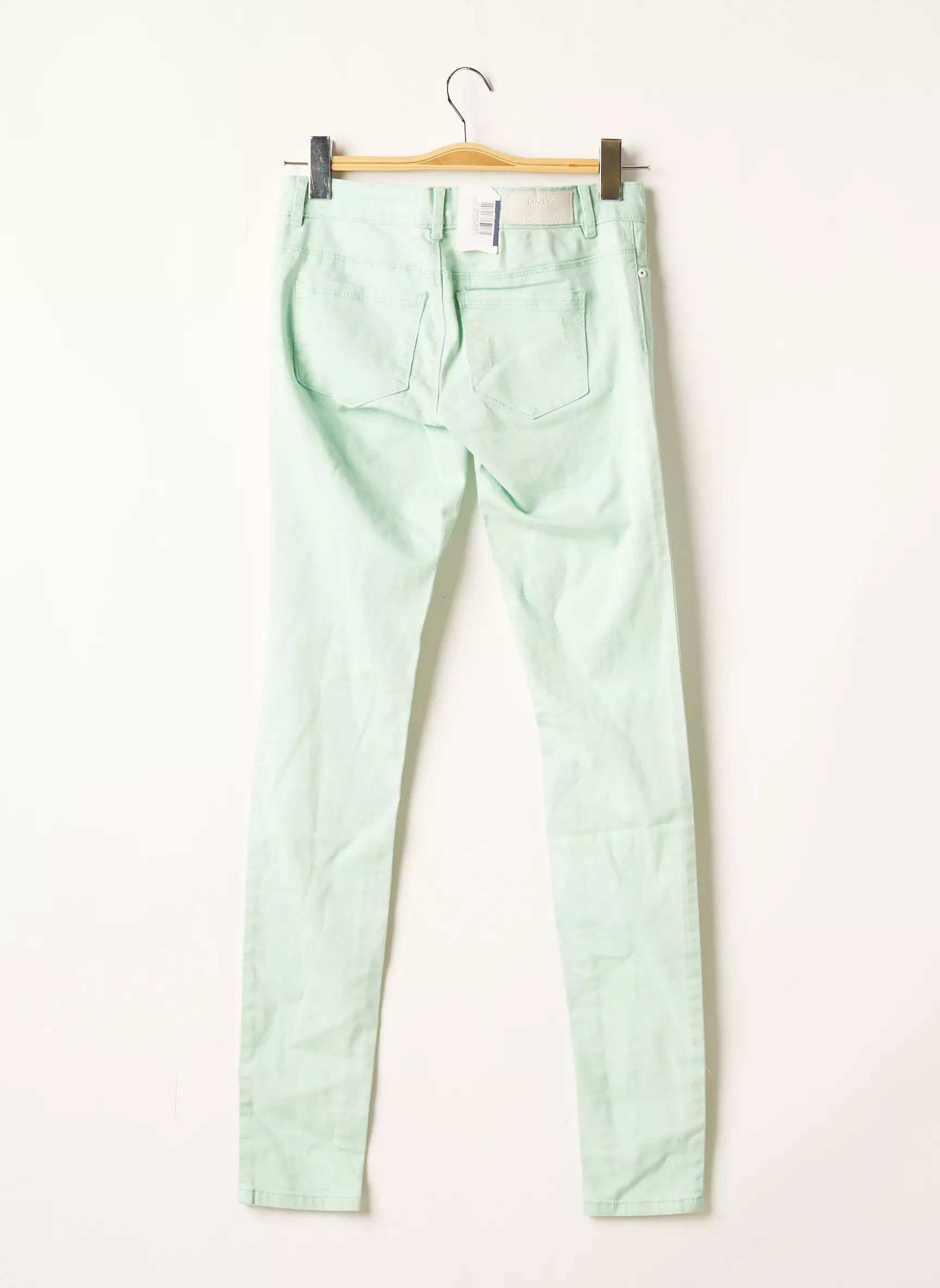 Only Pantalons Slim Femme couleur vert