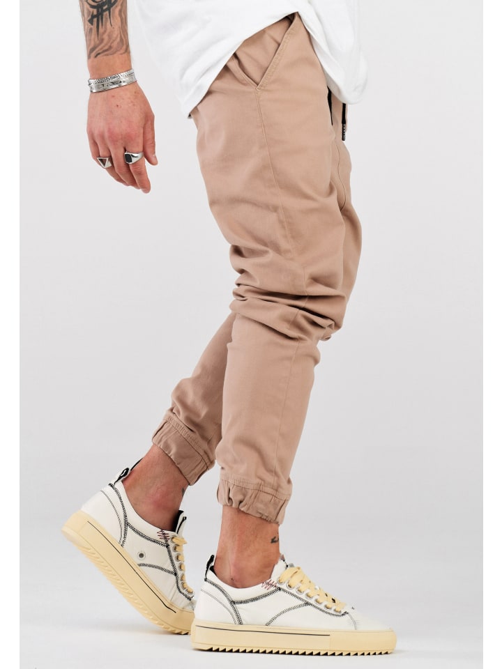 SOULSTAR Chino-Jogger - MPNOWRA Jogger-Hose Jeanshose Stoffhose in Beige günstig kaufen