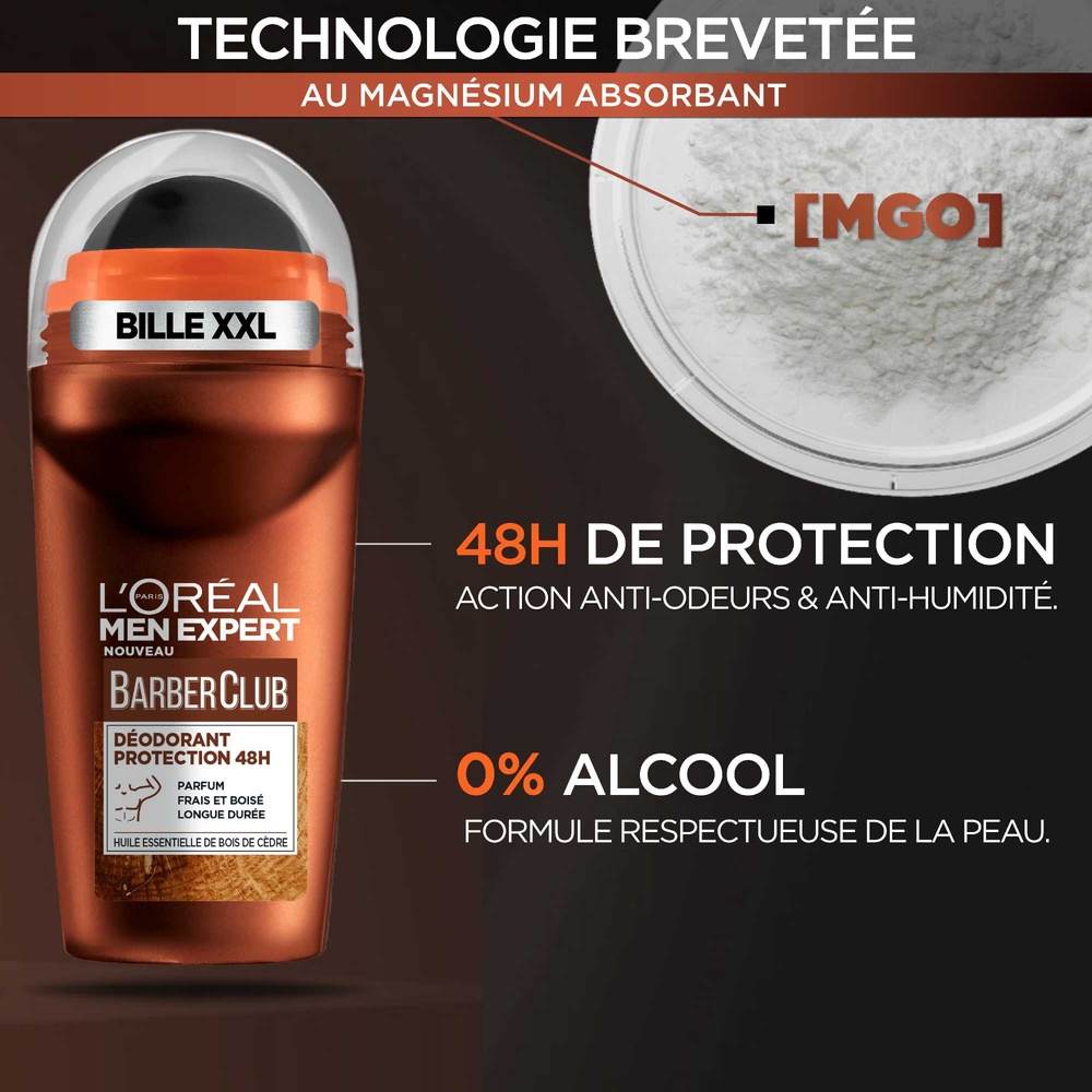 L'Oréal Paris BARBERCLUB Déodorant Bille Homme