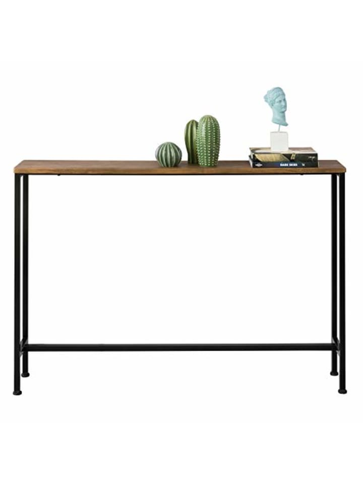 SoBuy Konsolentisch in Braun und Schwarz - (B)120 x (H)80 x (T)20cm günstig kaufen onesize