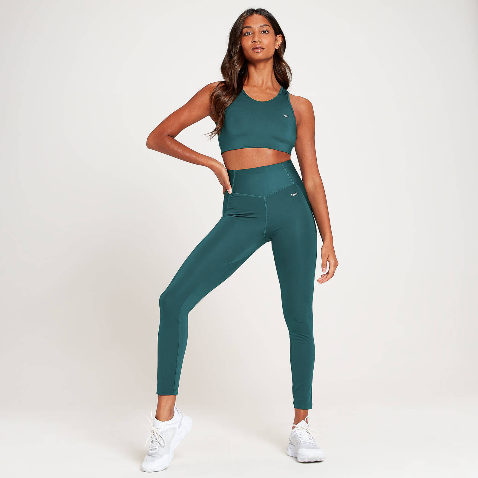 Brassière de sport découpée au laser MP Sculpt pour femmes – Pin