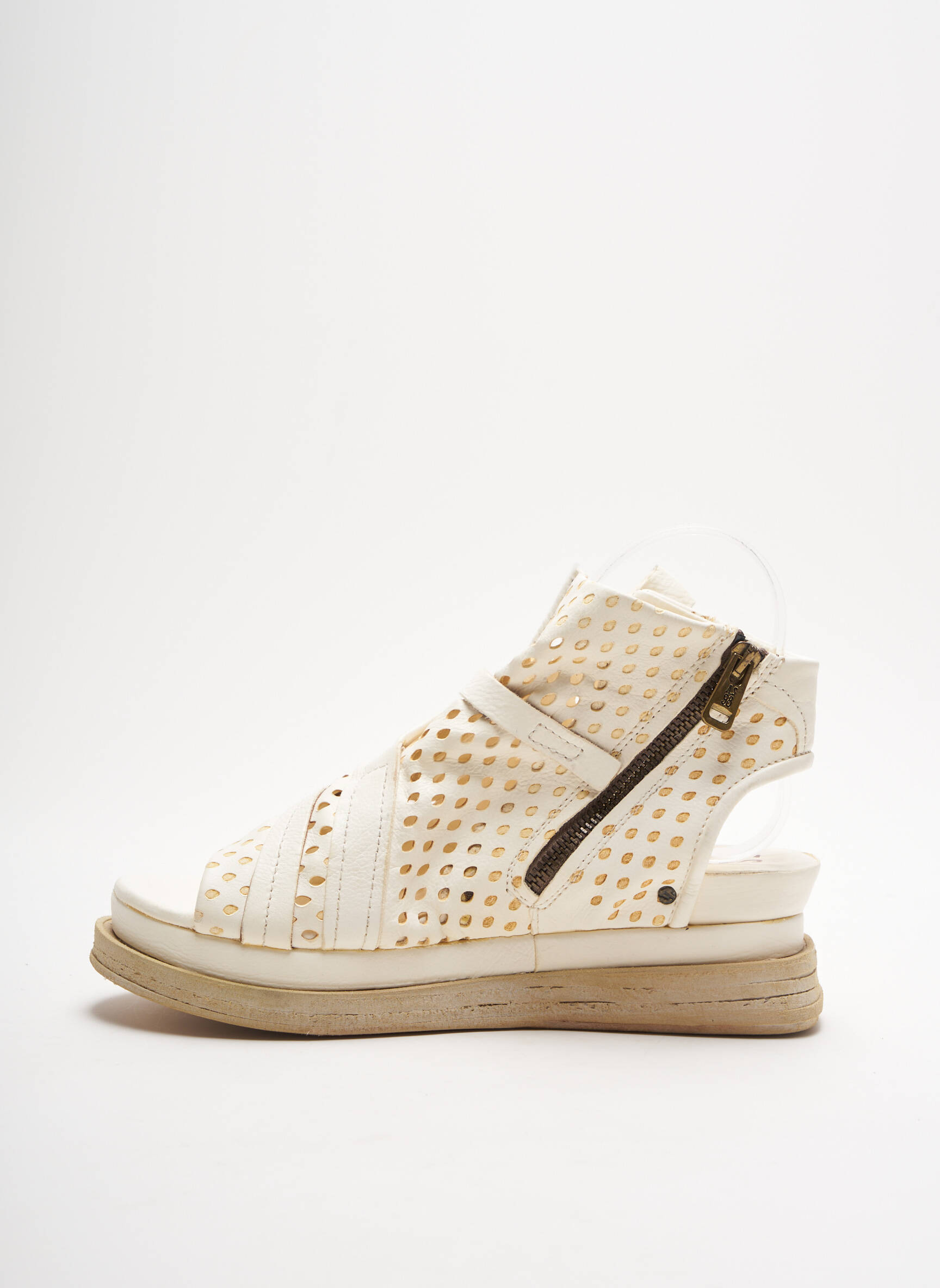 A S 98 Sandales Nu Pieds Femme couleur beige