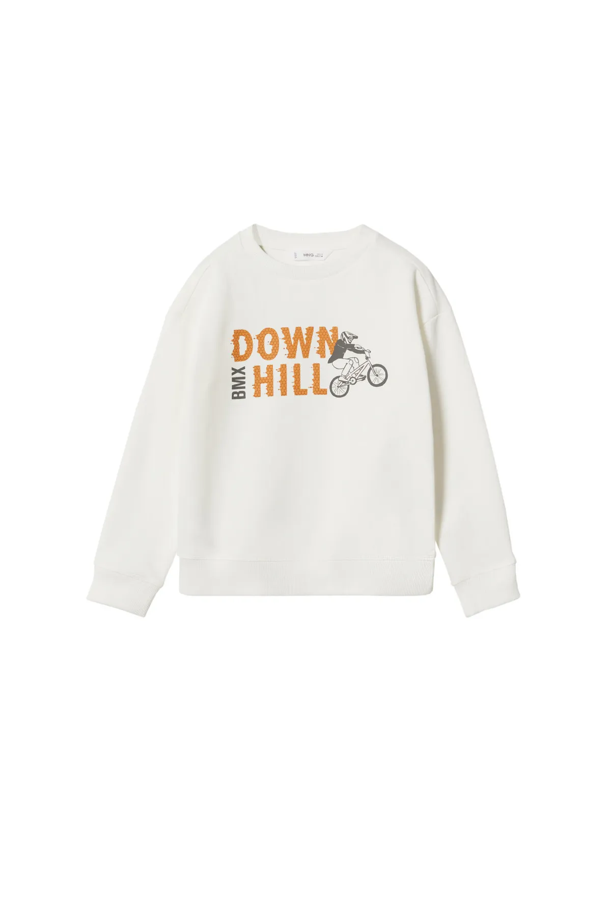MANGO Kids  Sweatshirt - Weiß - Regular Fit
