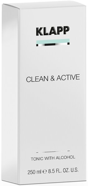 KLAPP Skin Care Science Clean & Active Tonic with Alcohol Gesichtswasser