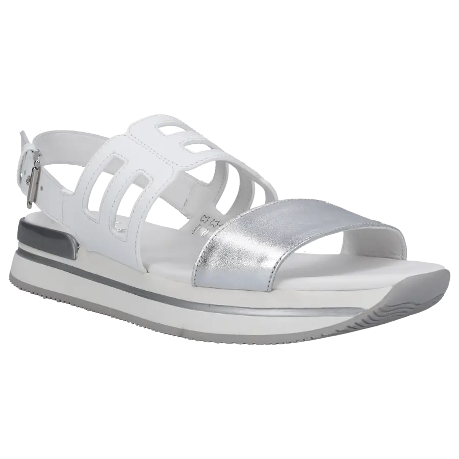 Hogan - Sandalen H257 Kalbsleder - silber
