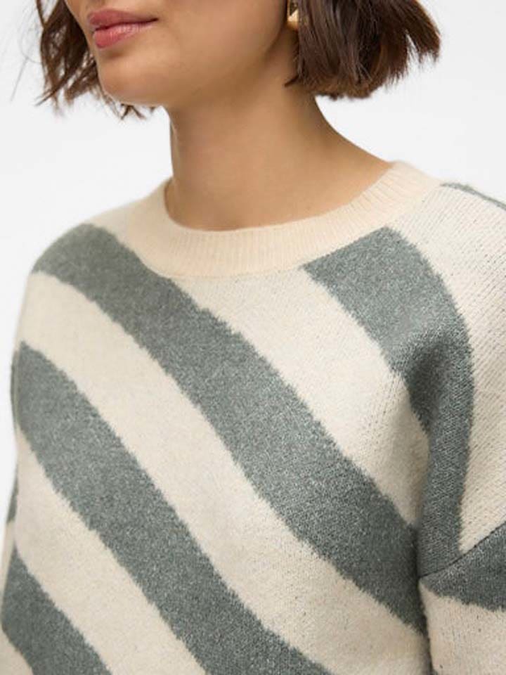 Vero Moda Pullover in Türkis/ Beige günstig kaufen