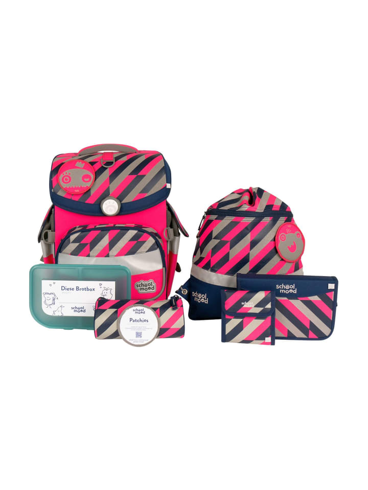 SCHOOL-MOOD School Mood Schulranzenset Timeless Yuna (Neon Pink) günstig kaufen onesize