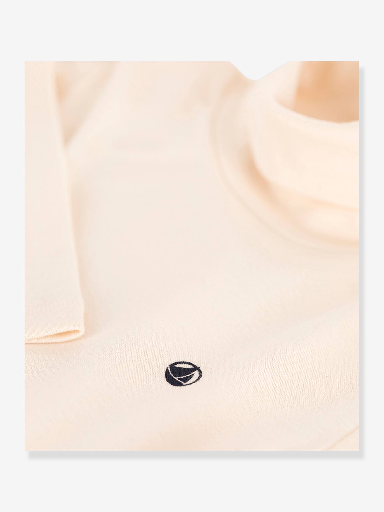 Sous-pull en coton bio PETIT BATEAU beige