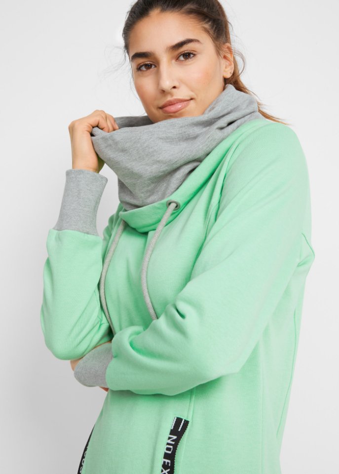 Sweatkleid mit Kängurutasche